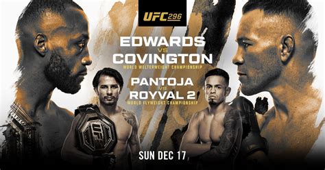 UFC 296 live stream: Where to watch Edwards vs. Covington, .